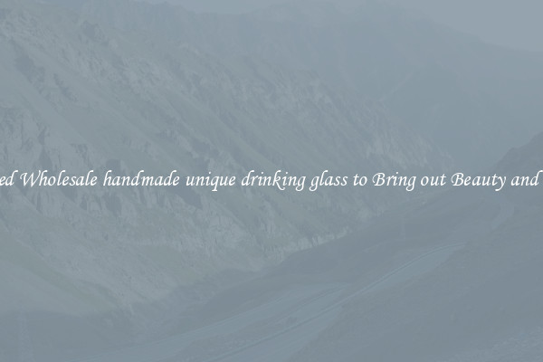 Featured Wholesale handmade unique drinking glass to Bring out Beauty and Luxury
