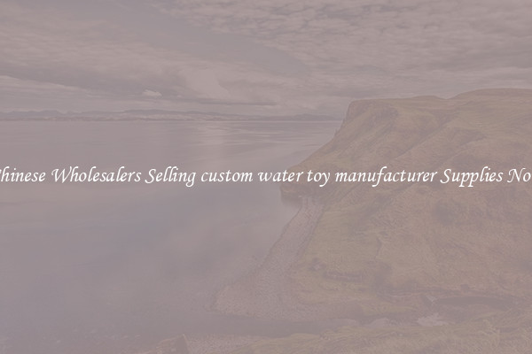 Chinese Wholesalers Selling custom water toy manufacturer Supplies Now