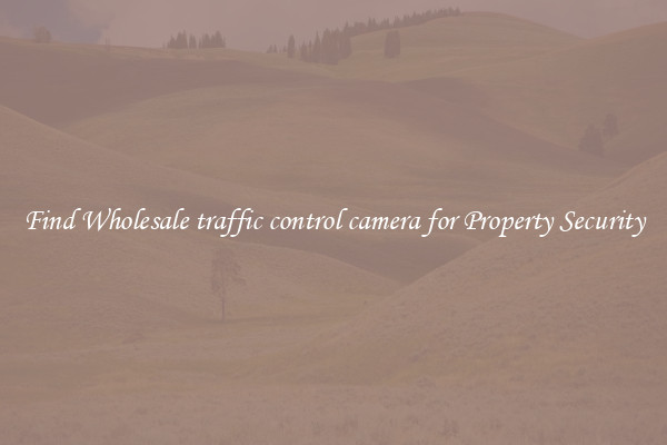 Find Wholesale traffic control camera for Property Security