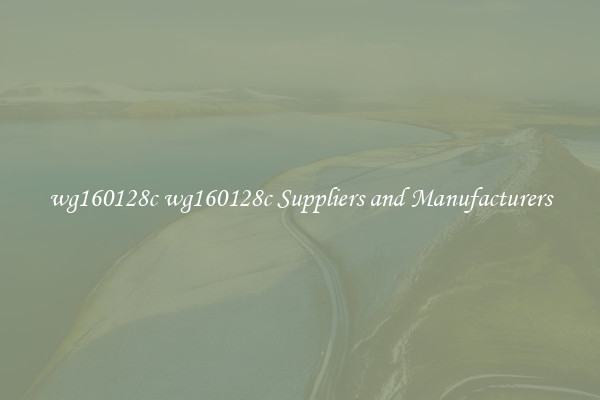 wg160128c wg160128c Suppliers and Manufacturers