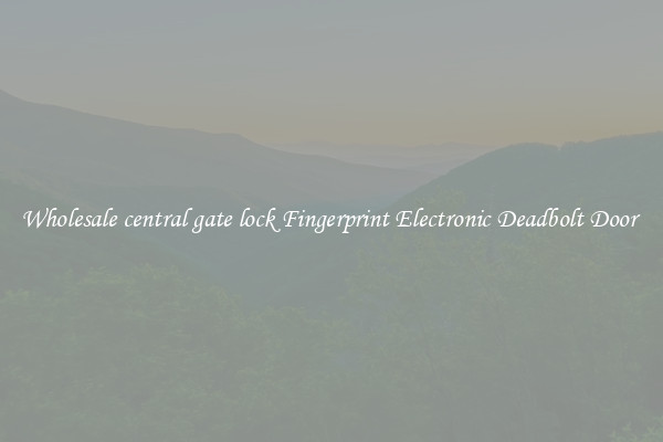 Wholesale central gate lock Fingerprint Electronic Deadbolt Door 
