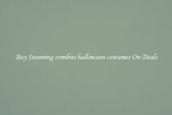 Buy Stunning zombies halloween costumes On Deals