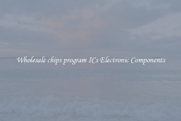 Wholesale chips program ICs Electronic Components